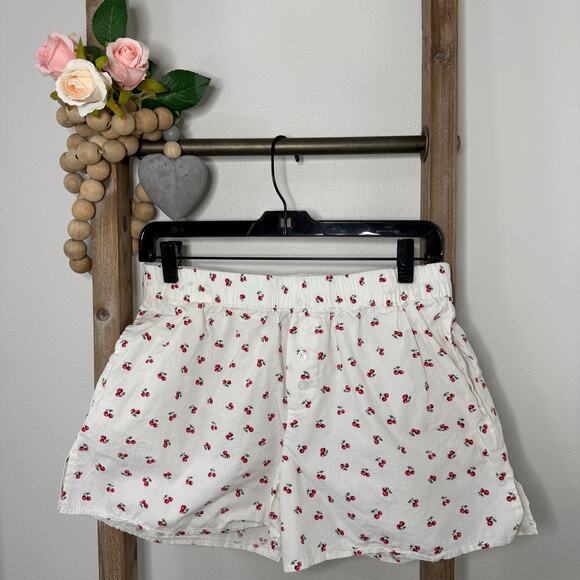 Beverly and Beck Boxer Shorts Cherry Design Size Small - Picture 1 of 9